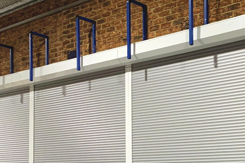 Commercial roller shutter gate