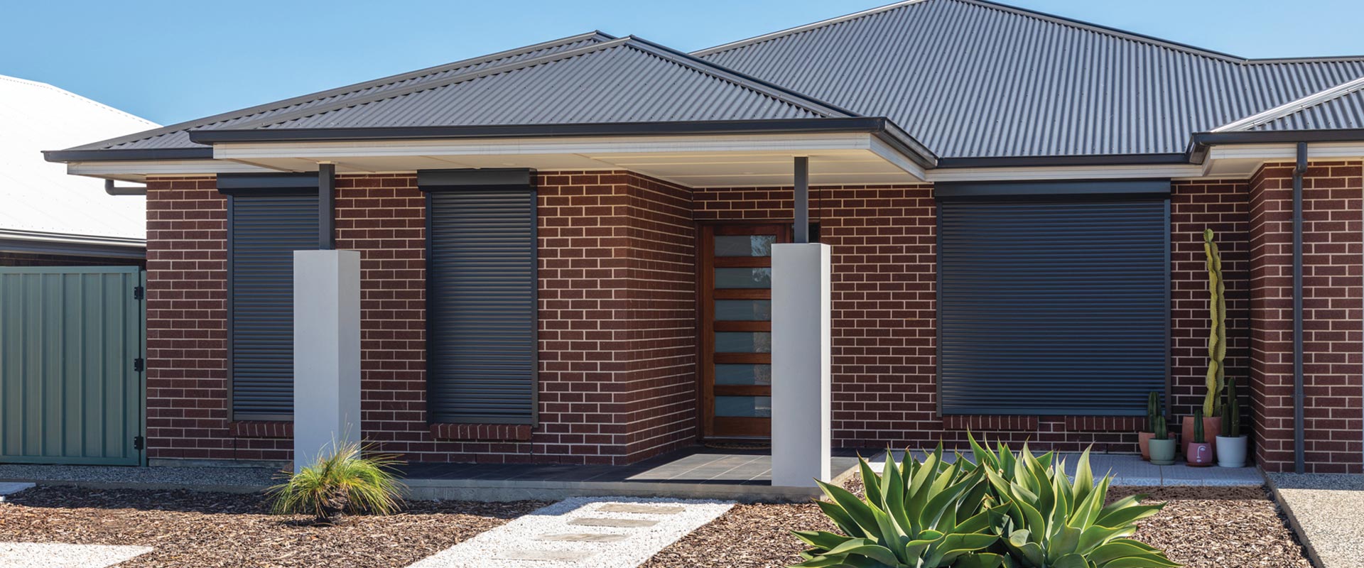 Roller shutters installed on a Cobar Sydney home