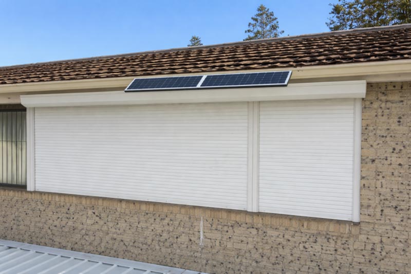 Roller shutters installed on a Rouse Hill Sydney home