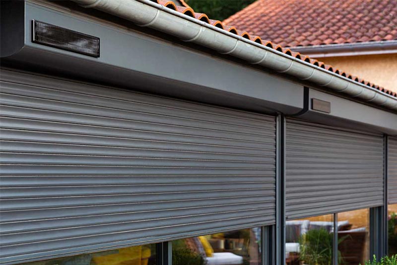 Solar roller shutters Sydney modern home
